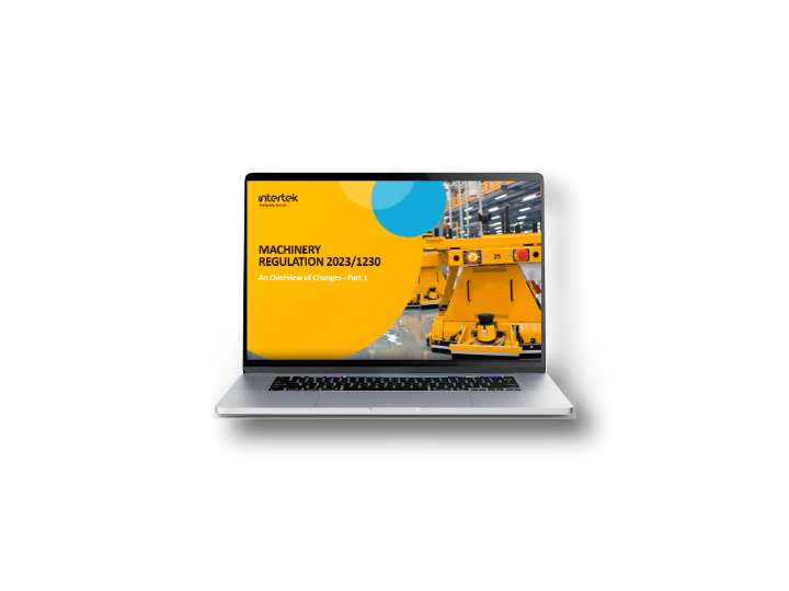 Intertek Webinar EU Machinery Regulation - part 1