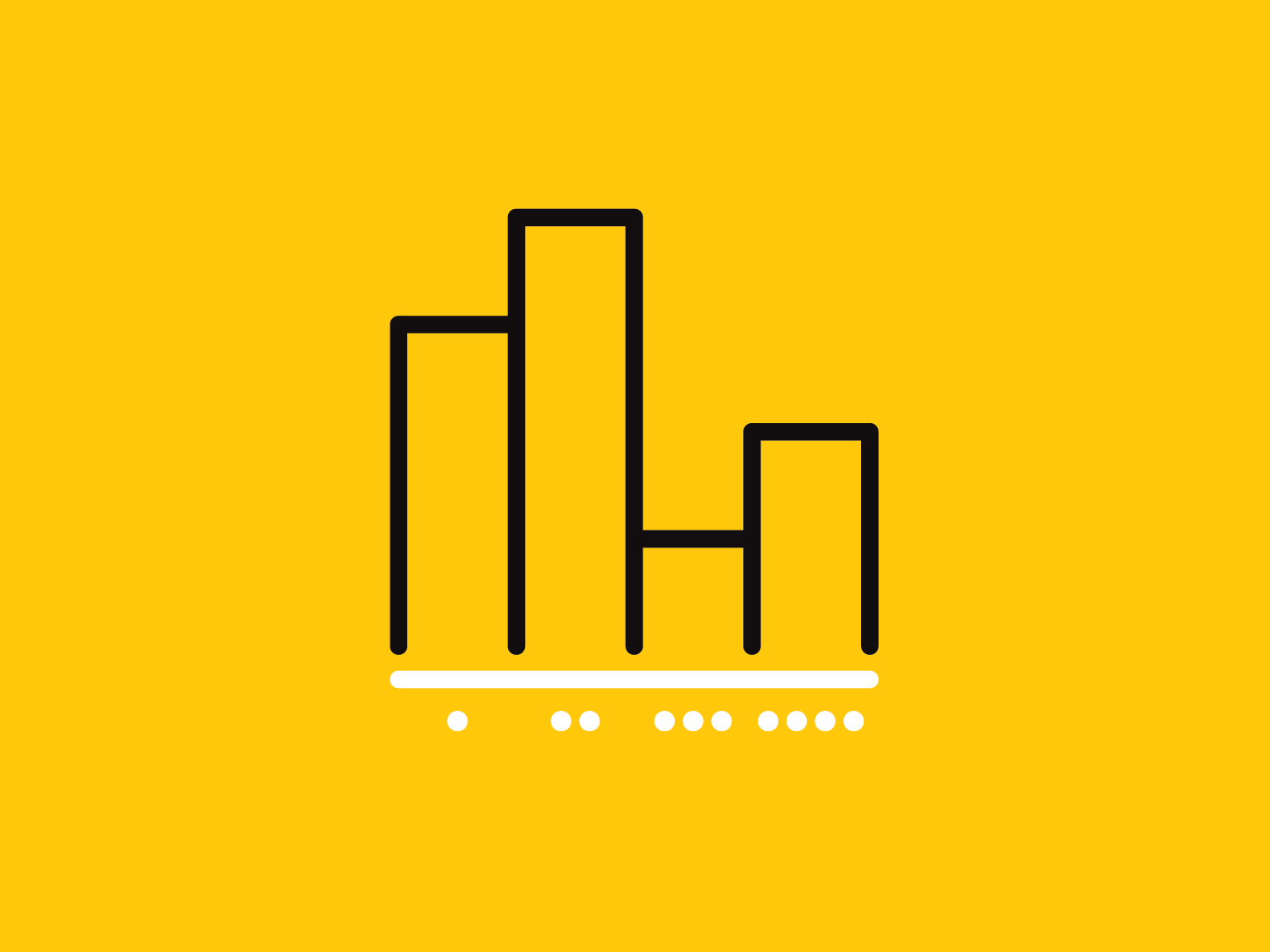 Illustration av ett diagram på gul bakgrund